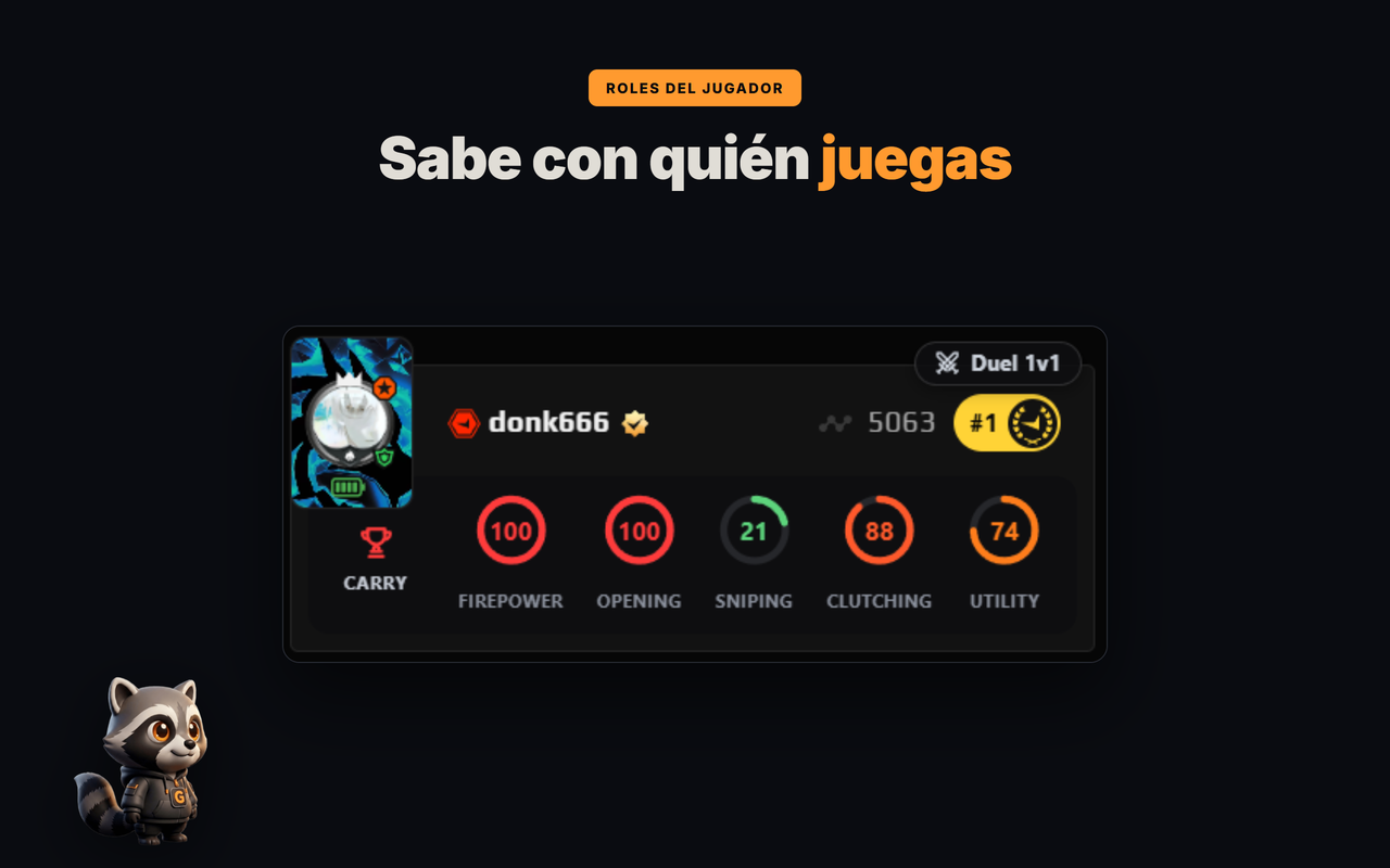 roles de jugadores